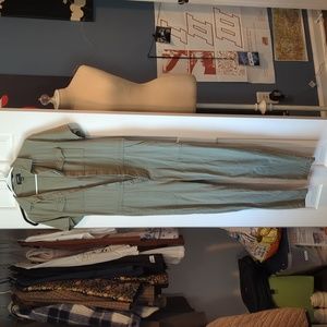 Button Down Jumpsuit